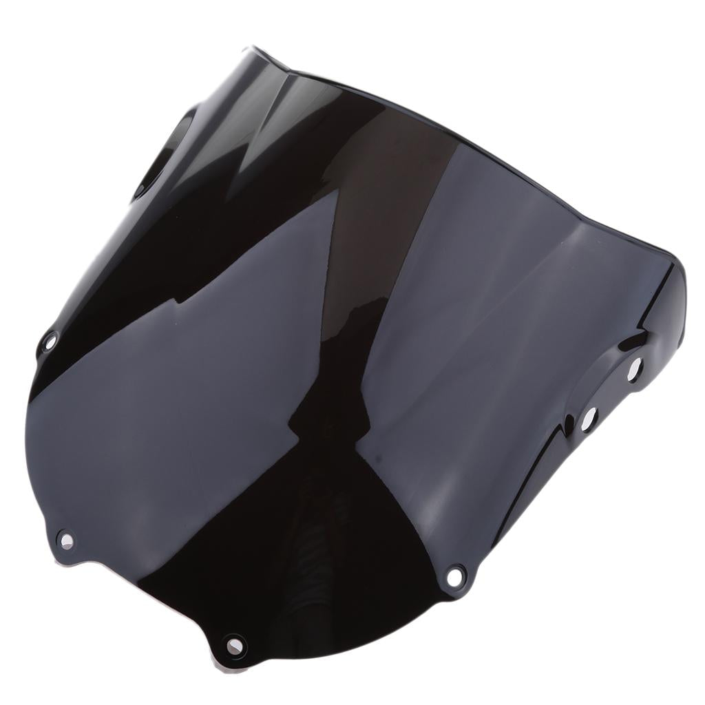 Double Bubble Windshield Windscreen for Honda CBR900RR 1994-1997 Black