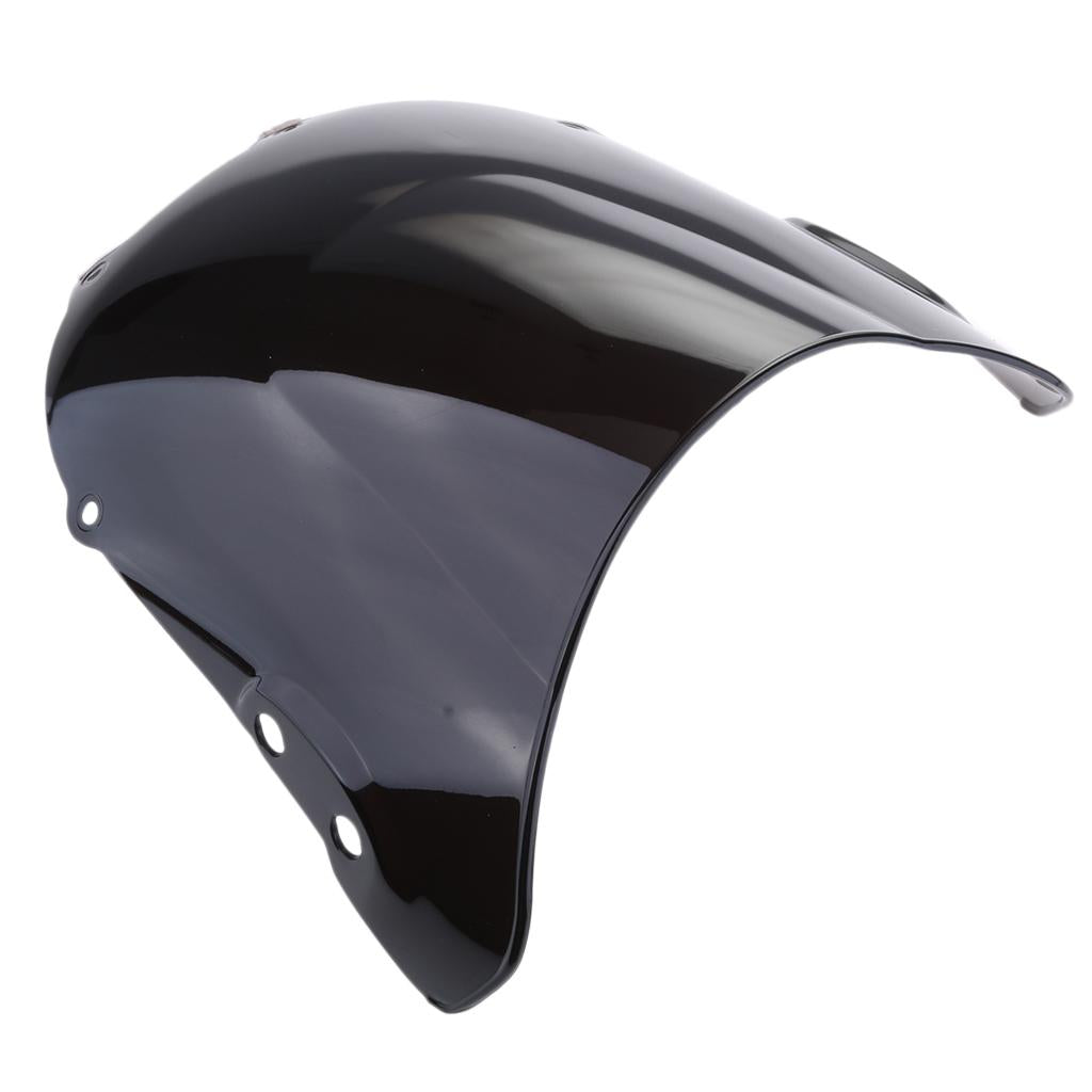 Double Bubble Windshield Windscreen for Honda CBR900RR 1994-1997 Black