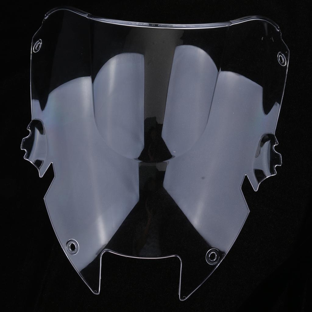 Double Bubble Windshield Windscreen for Honda VTR1000F 1997-2005 Clear