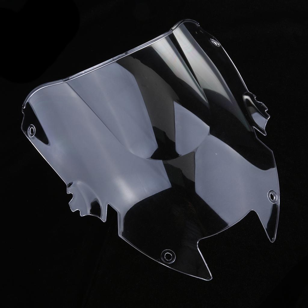Double Bubble Windshield Windscreen for Honda VTR1000F 1997-2005 Clear