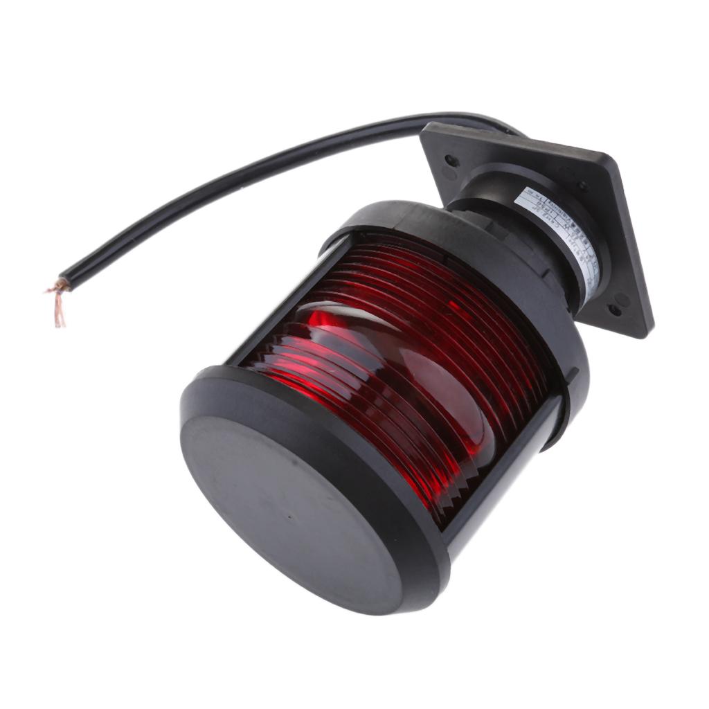 12V/24V Marine Boat Yacht LED Port Navigation Light Sailing Signal Red