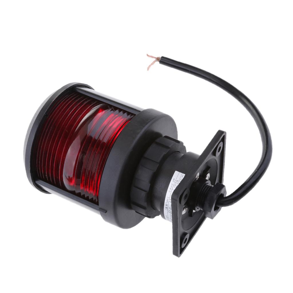12V/24V Marine Boat Yacht LED Port Navigation Light Sailing Signal Red