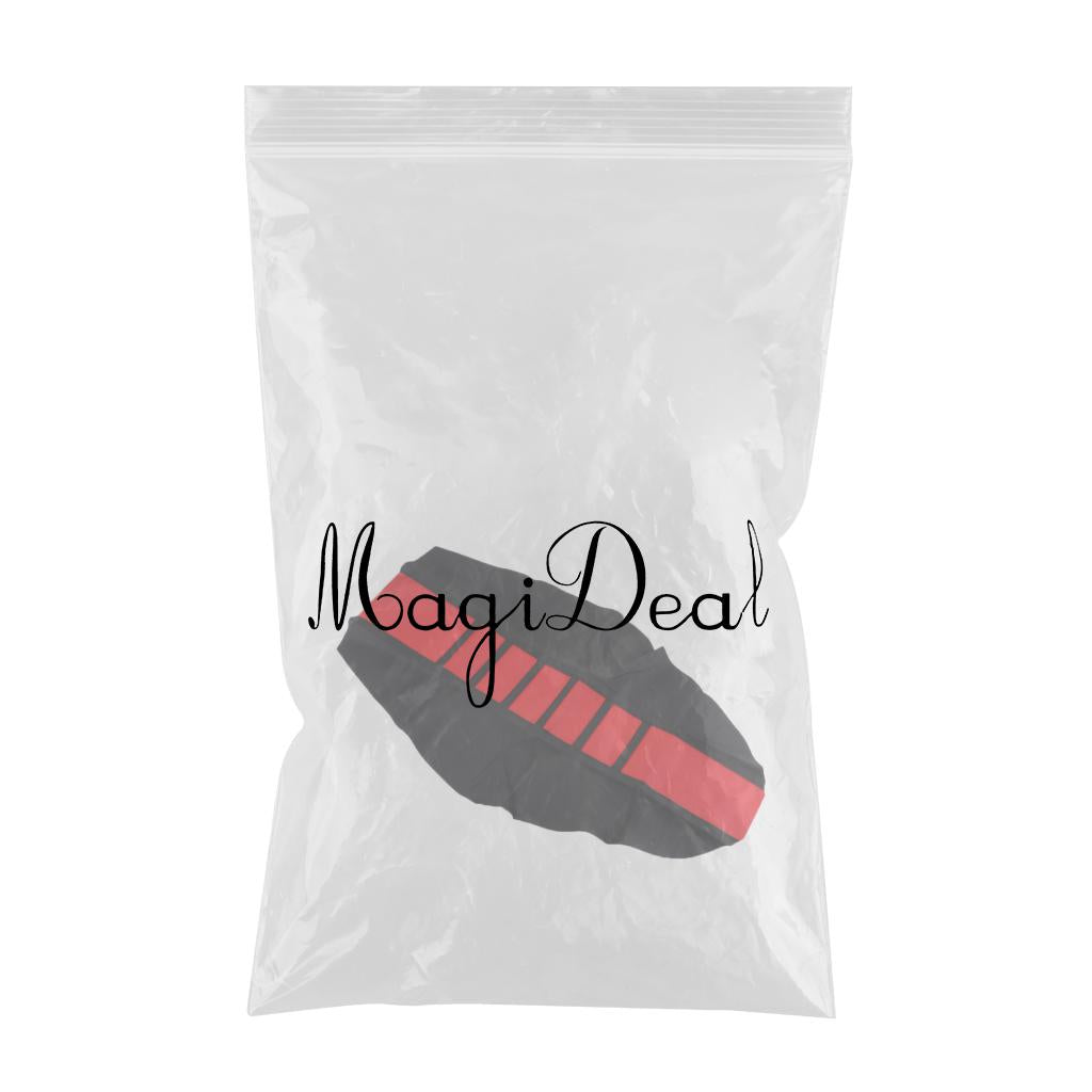 Universal Motorbike Anti-slip Breathable Seat Cover 828x465 mm Red Black