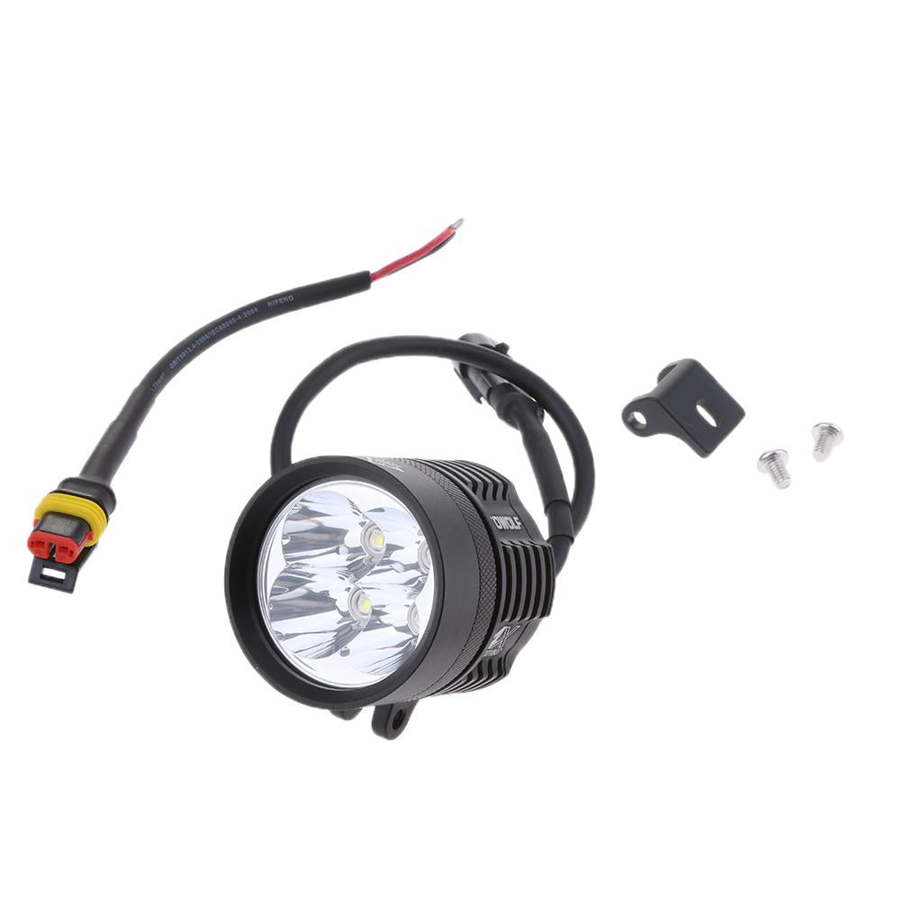 Motorcycle Boat Truck White LED Driving Fog Spot Light Lamp Headlight 40W