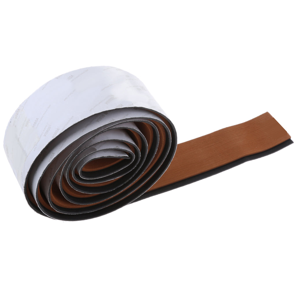 2 x Boat Flooring Mat Faux Teak Decking Sheet Pad Light Brown Black Stripe