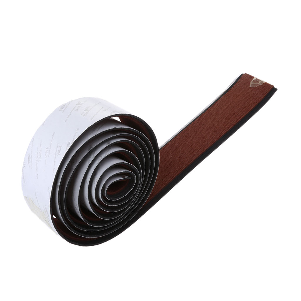 EVA Faux Teak Decking Sheet Marine Yacht Boat Tape Dark Brown Black Stripe
