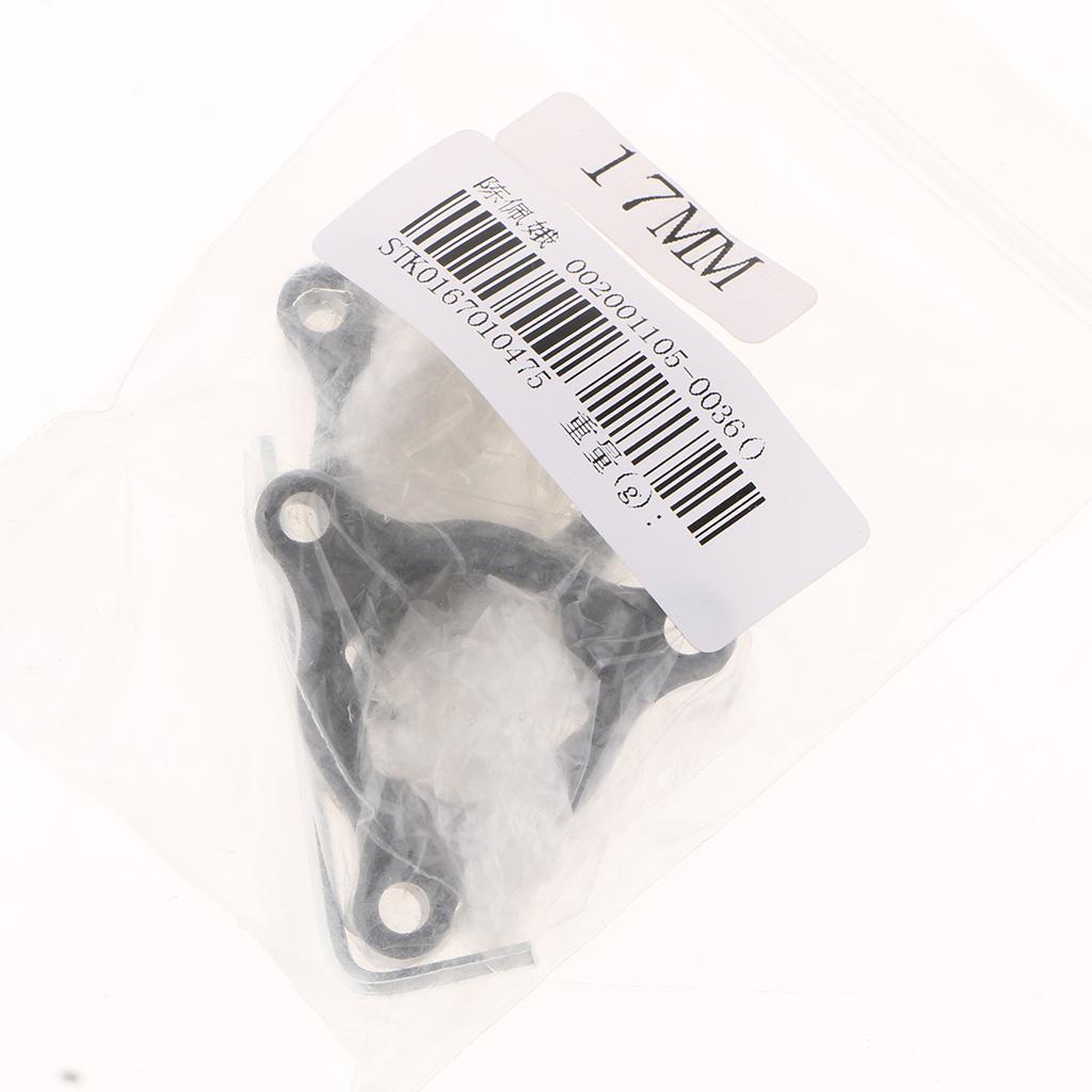 CNC Aluminum Motorcycle Front Suspension Fork Preload Adjusters 17mm Black