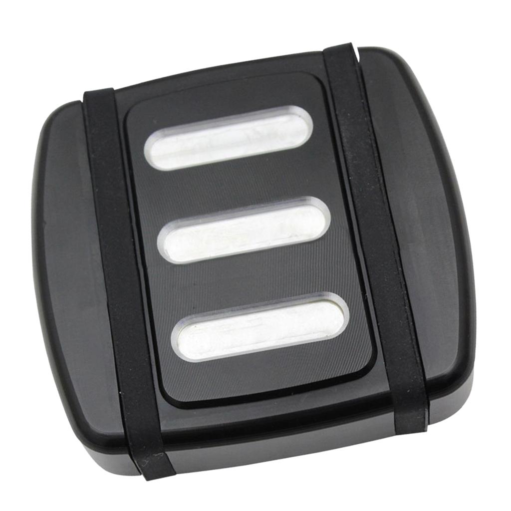 CNC Motorcycle Brake Pedal Pad Foot Pegs Bracket for Harley Black