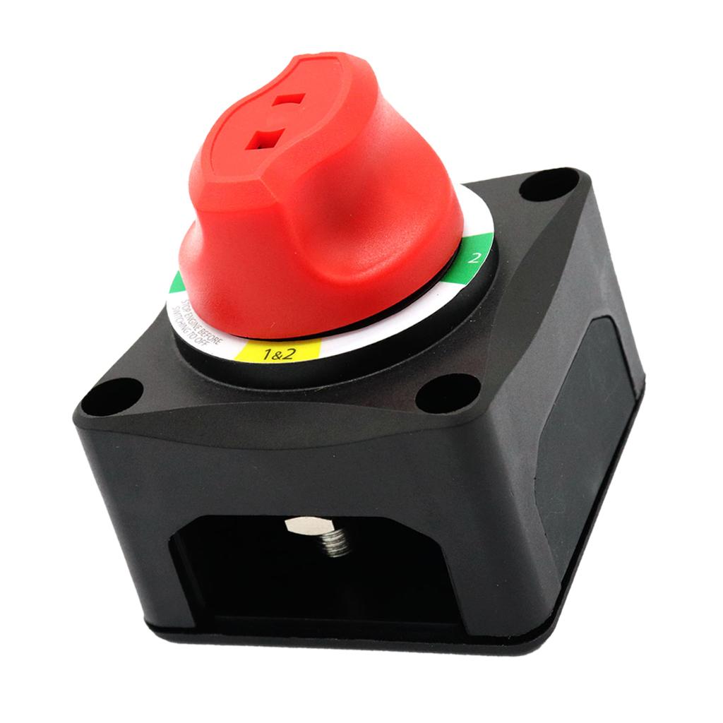 On/Off Battery Kill Switch Boat RV Boat Marine 200 Amp 4 Position w/ Afd
