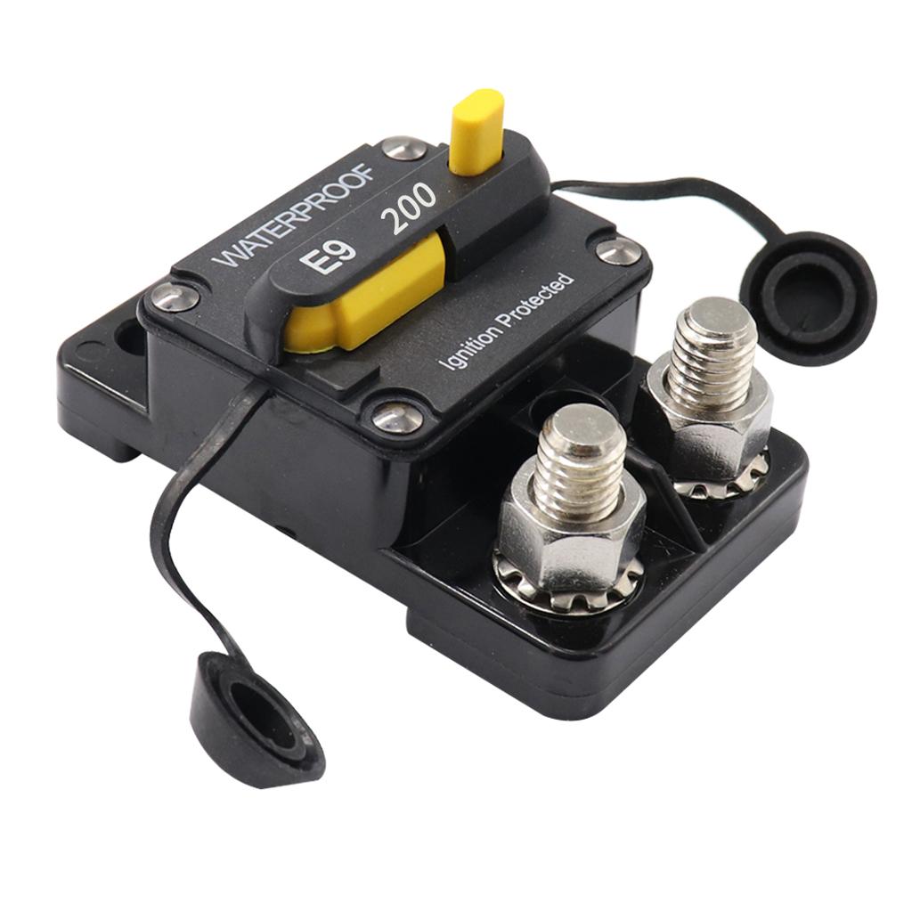200A Circuit Breaker Switch for Manual Reset Waterproof for Marine Car