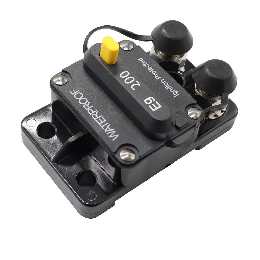 200A Circuit Breaker Switch for Manual Reset Waterproof for Marine Car