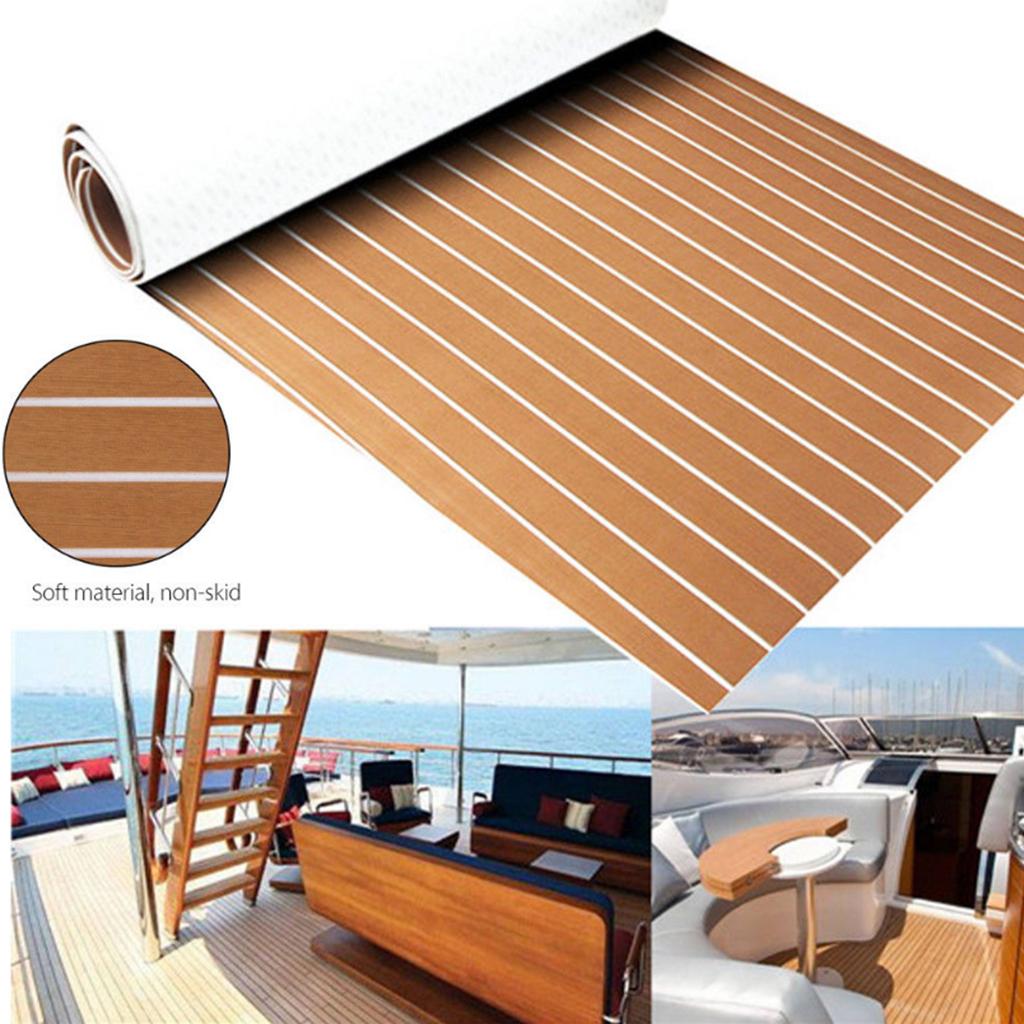 Marine Floor EVA Foam Boat Sheet Teak Decking Self-Adhesive Mat Color 3