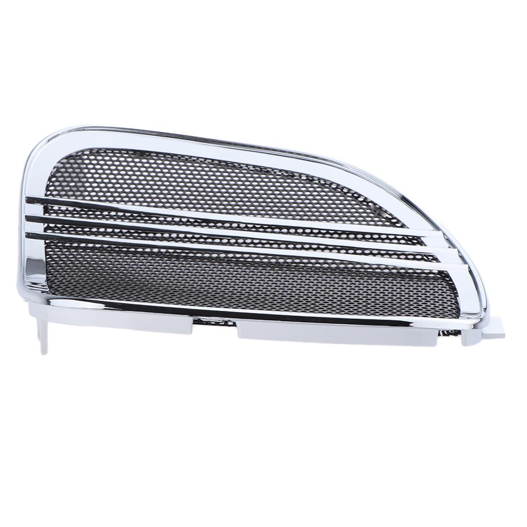 Silver Tri Line Speaker Grills Covers Accents for Harley Road Glide 2015-17