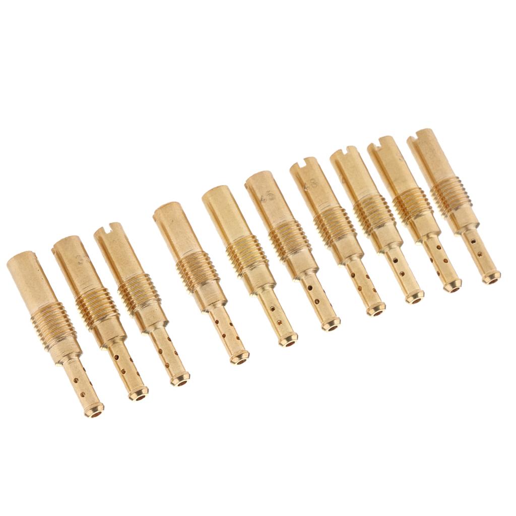10x Slow/Pilot Jet Kit For PWK OKO CVK 32 35 38 40 42 45 48 50 52 55