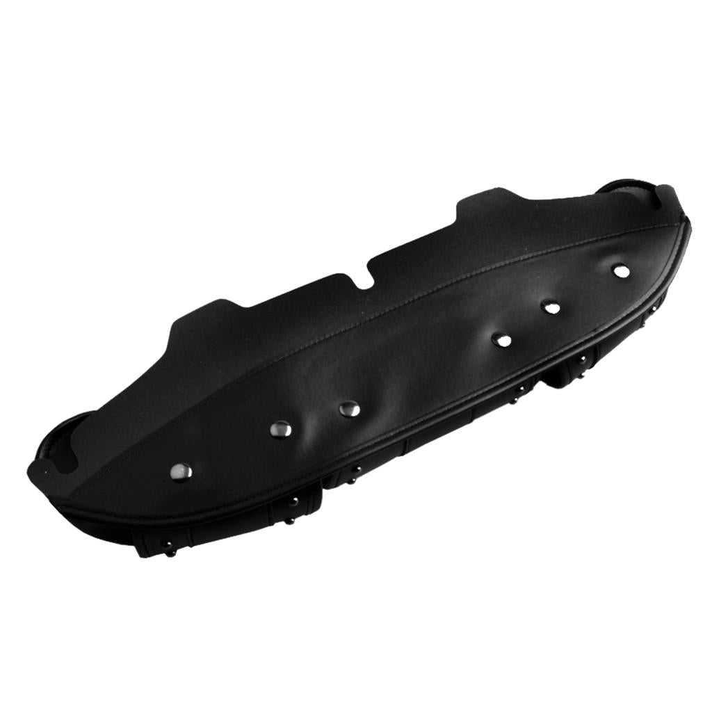 Black Motorcycle Windshield Bag 3 Pouch Pocket for Harley
