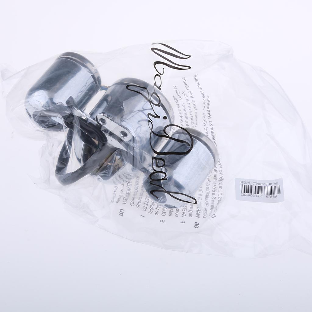 12V Chrome Motorcycle ATV Speedometer Gas Gauge Battery Level Retro Style
