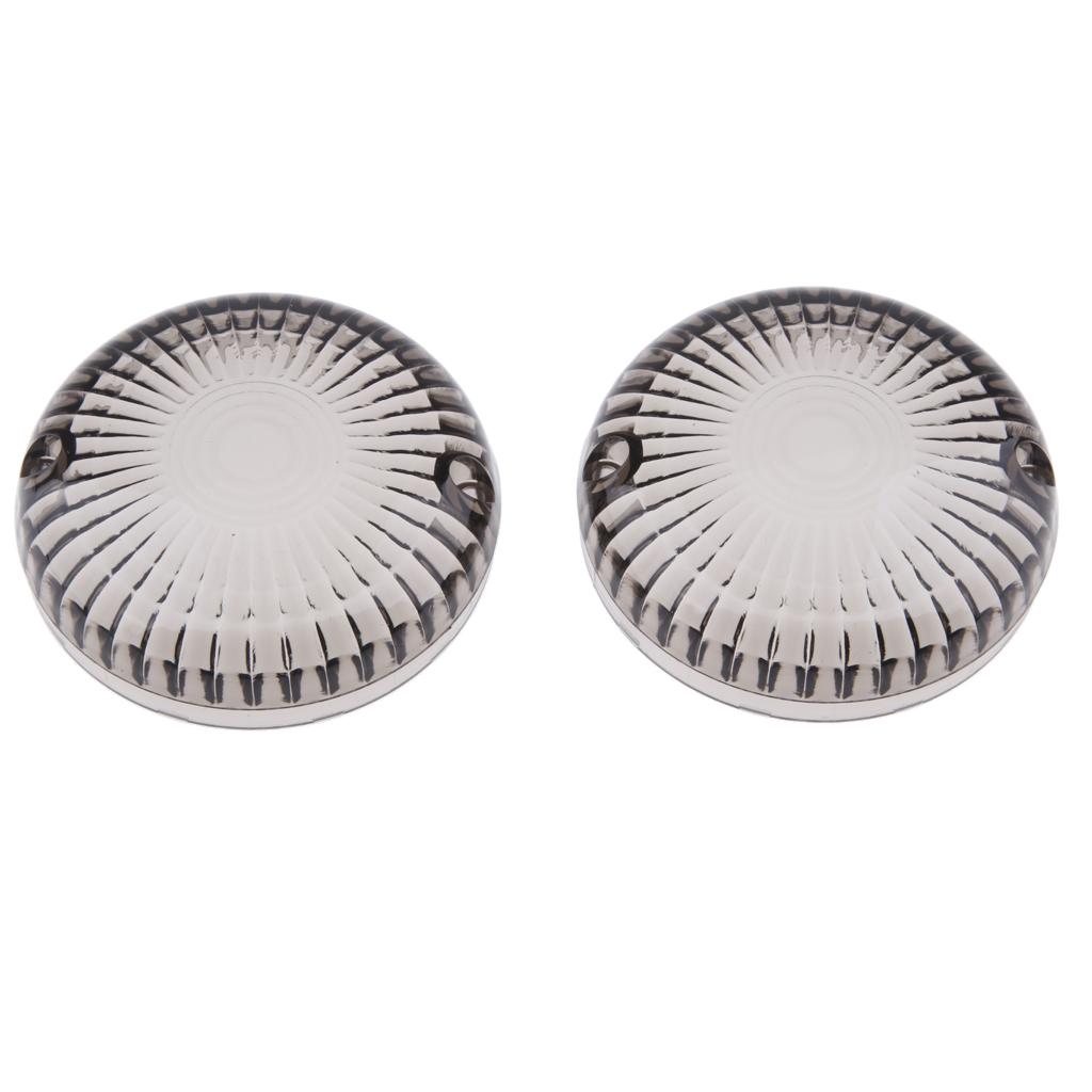 2Pcs Motorcycle Turn Signal Light Lens Cover for Yamaha V-Star 650
