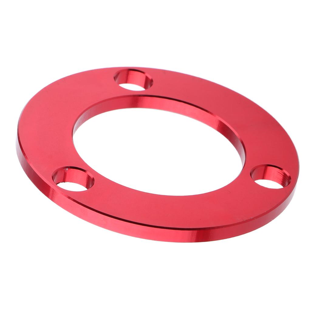 3 Bolt Aluminium Motorcycle Hub Spacer Brake Disc Rotor for Electric Bike Red