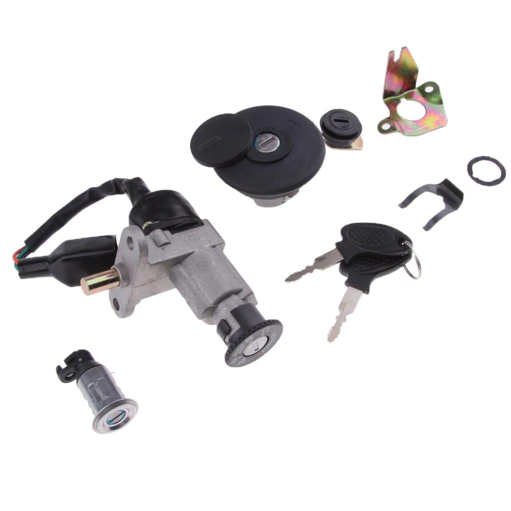 Ignition Switch Lock Key Set for Scooter B08 B09 Roketa Cayman Taotao GT5