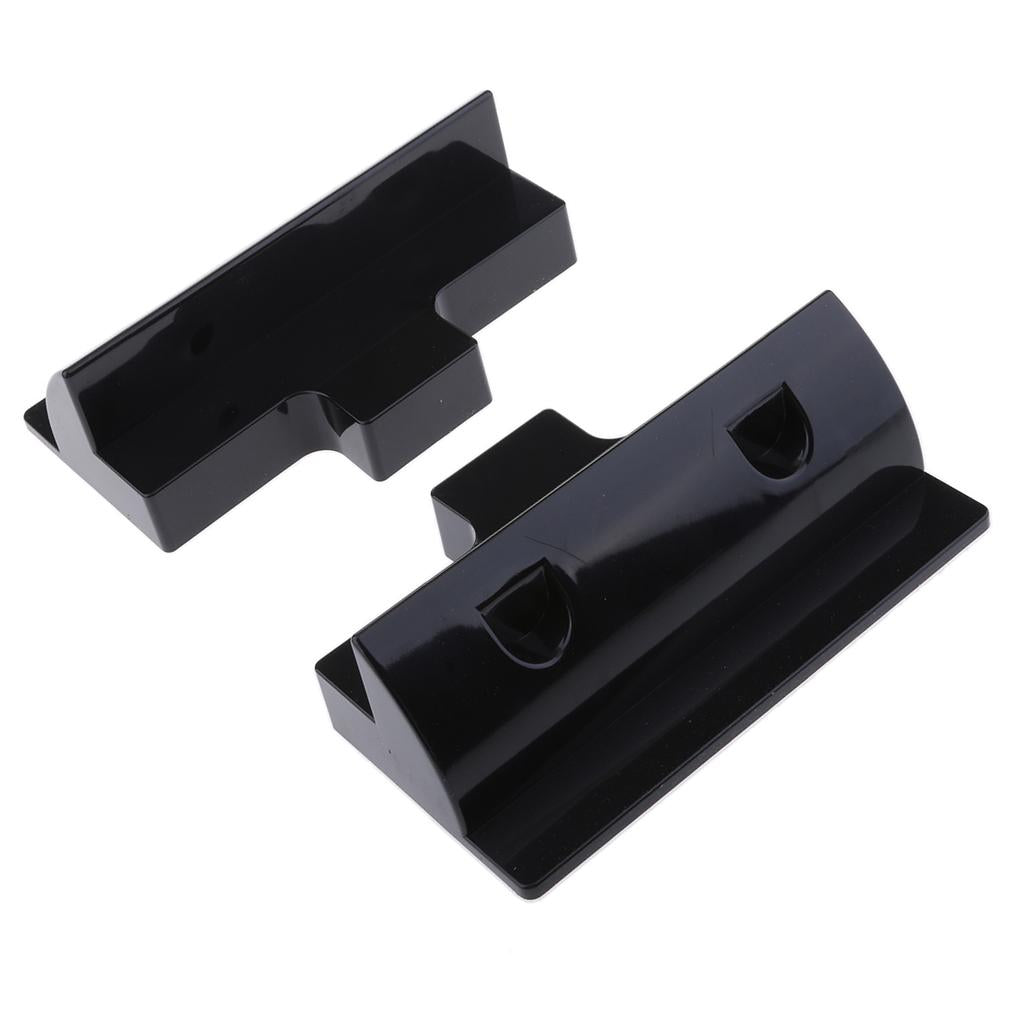 Solar Panel Short Side Mounting Brackets /Mounts for Motorhome Boat Black