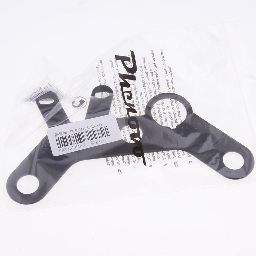 Black Motorcycle Instrument Bracket Speedometer Odometer Light Mount Holder