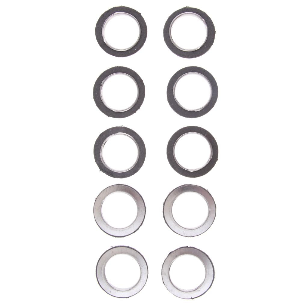 6xExhaust Muffler Pipe Gasket Rings for Yamaha 100cc 150cc 125cc Moped Scooter
