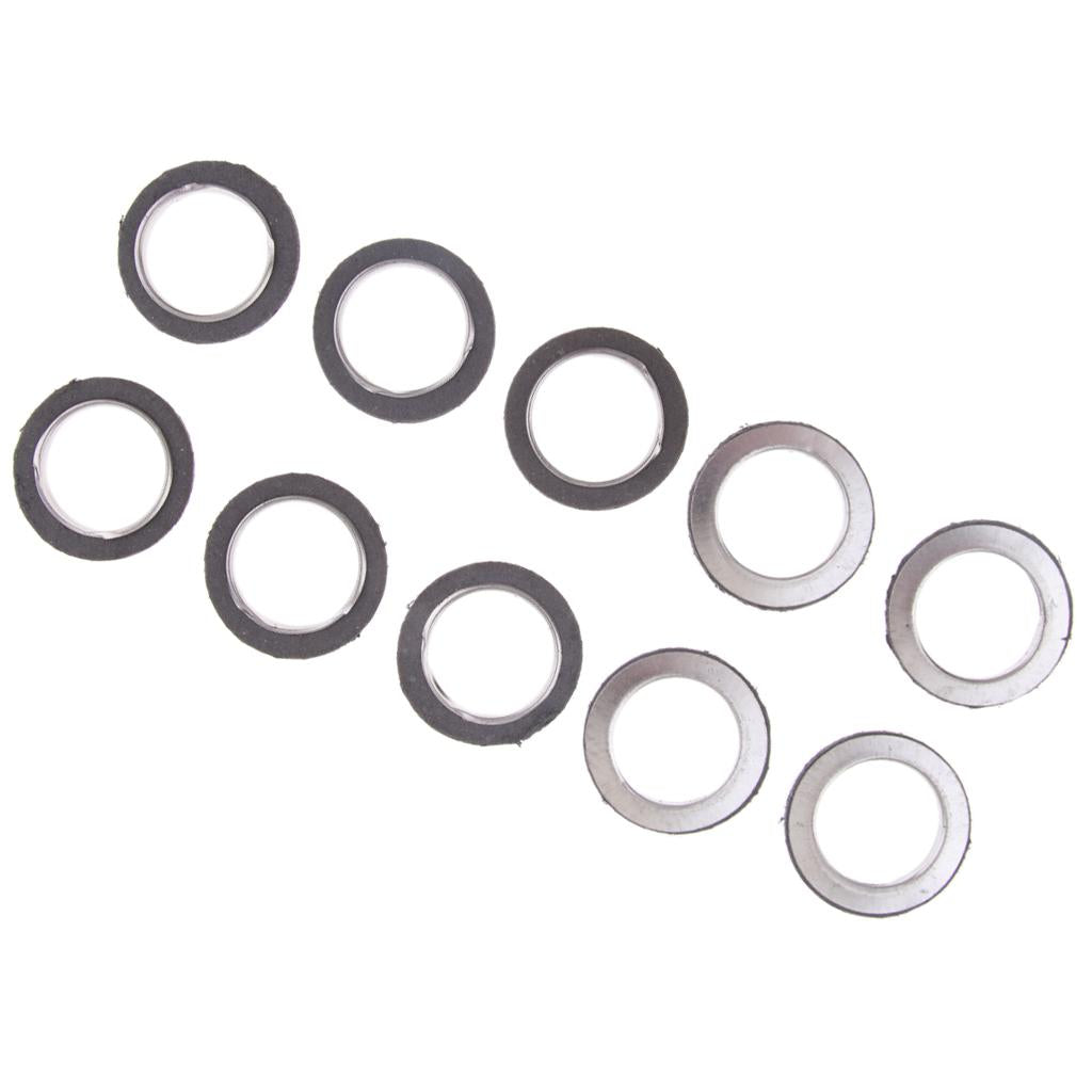 6xExhaust Muffler Pipe Gasket Rings for Yamaha 100cc 150cc 125cc Moped Scooter