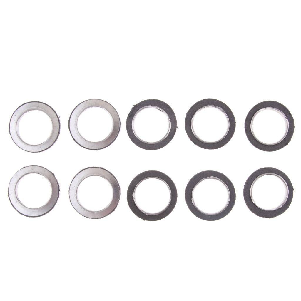 6xExhaust Muffler Pipe Gasket Rings for Yamaha 100cc 150cc 125cc Moped Scooter