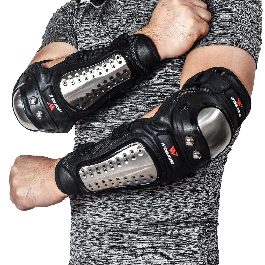 Black Motorcycle Elbow Protector Motocross Protective Gear Body Guard