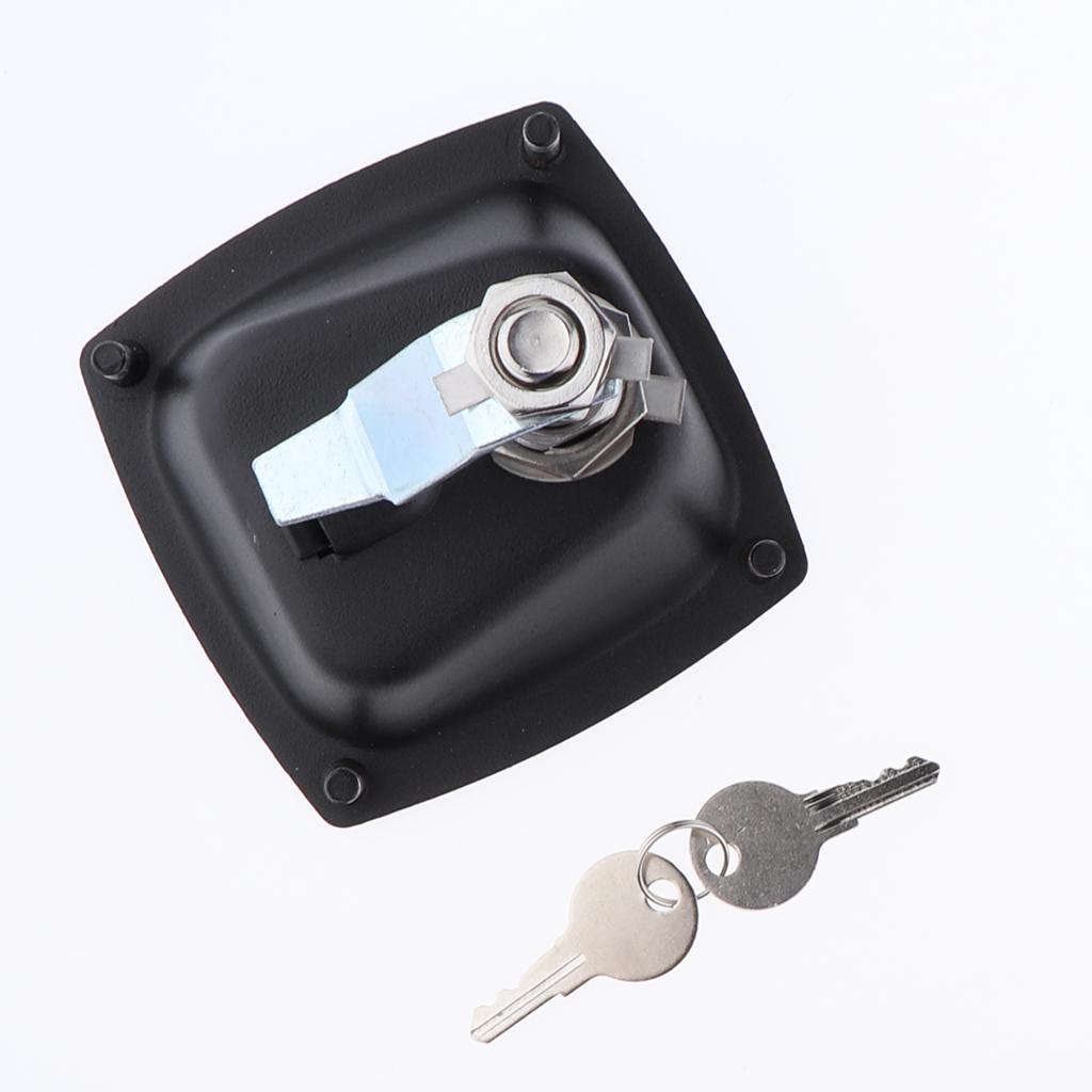 Flush T Handle Locking Latch Heavy Duty for Trailer Door Tool Box Canopies