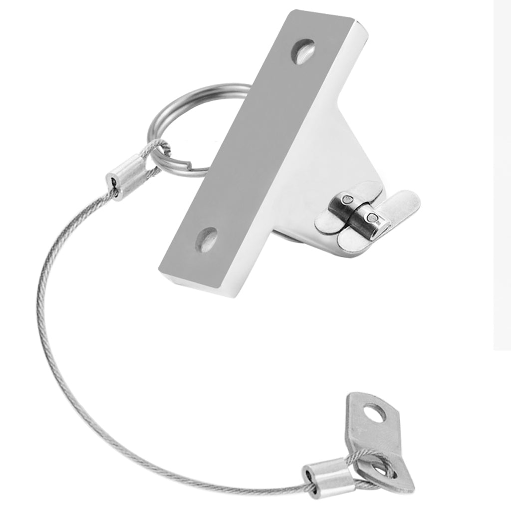 Stainless Steel Boat Bimini Top Fitting Quick Release Pin and Lanyard Set