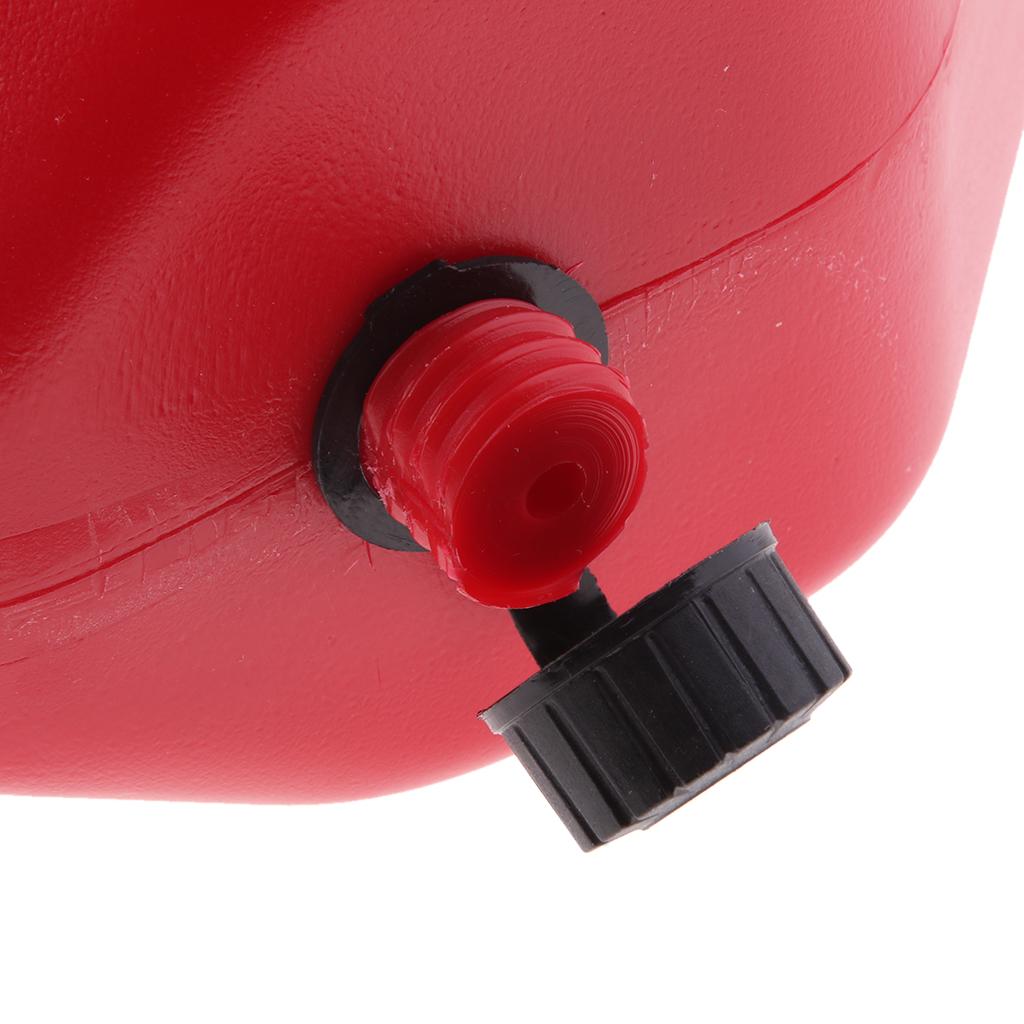 10L Portable Gasoline Gas Petrol Can ATV UTV Car Motorcycle Scooter Red