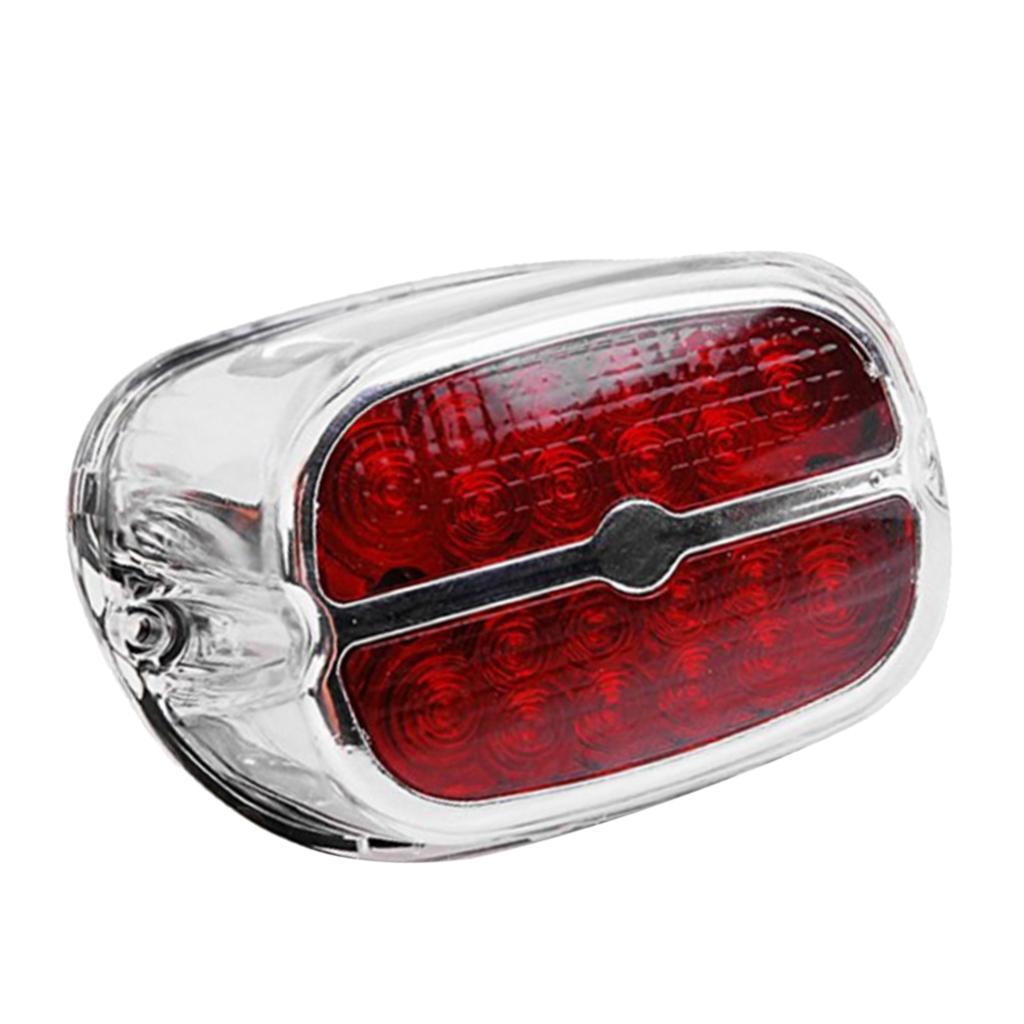 Motorcycle Brake Tail Light License Plate Lamp for XL883/1200 Clear