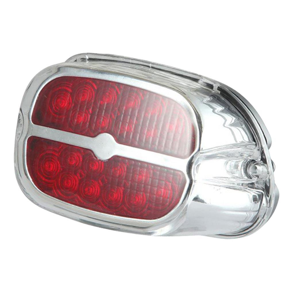 Motorcycle Brake Tail Light License Plate Lamp for XL883/1200 Clear