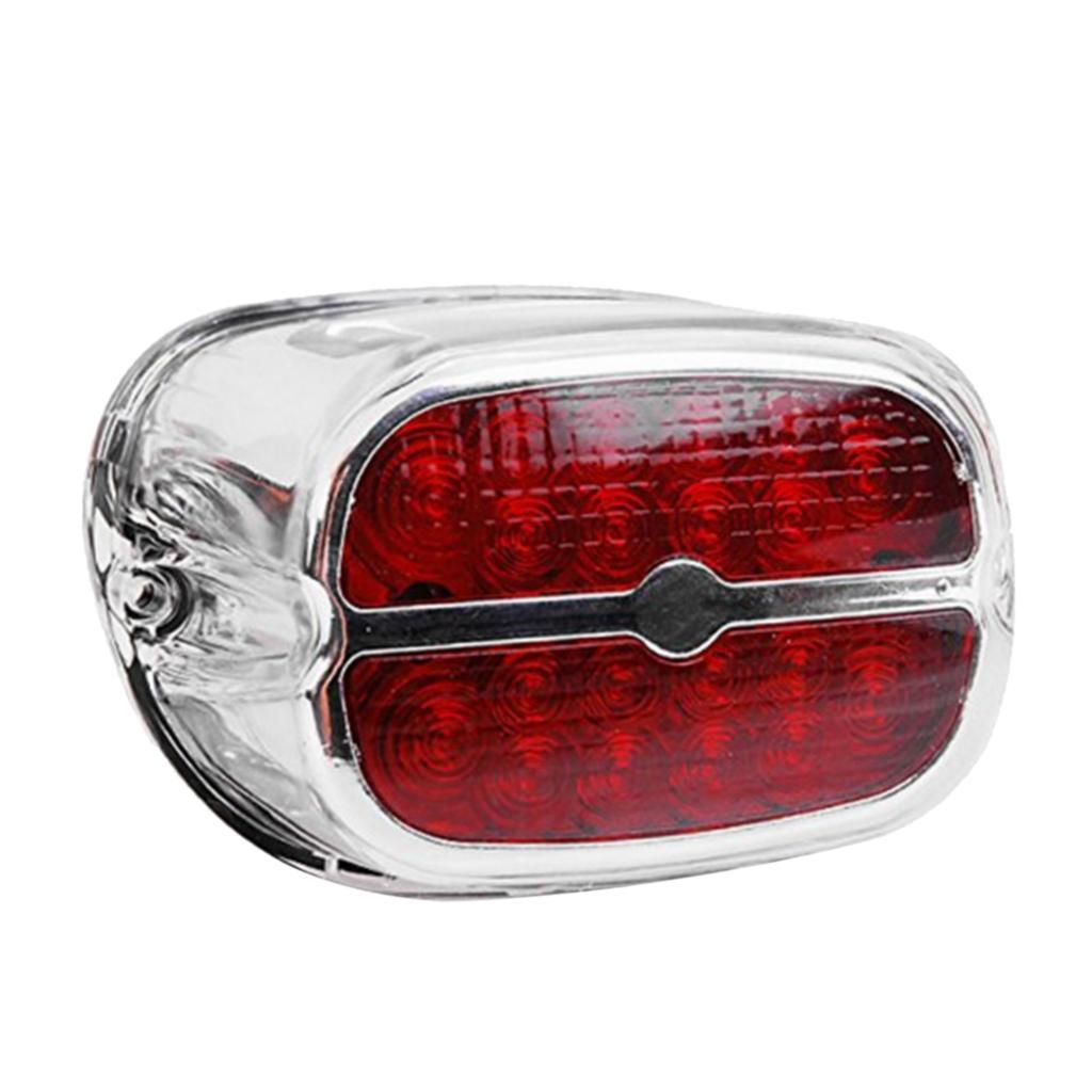 Motorcycle Brake Tail Light License Plate Lamp for XL883/1200 Clear