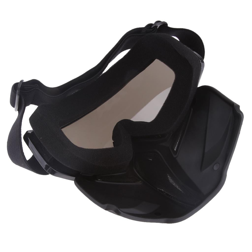 Outdoors Snowmobile Snowboard Goggles for Detachable Face Mask Windproof