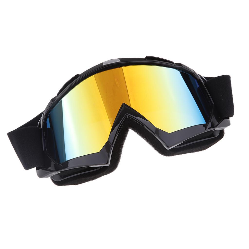 Outdoors Snowmobile Snowboard Goggles UV Protector Eyewear Colorful Len