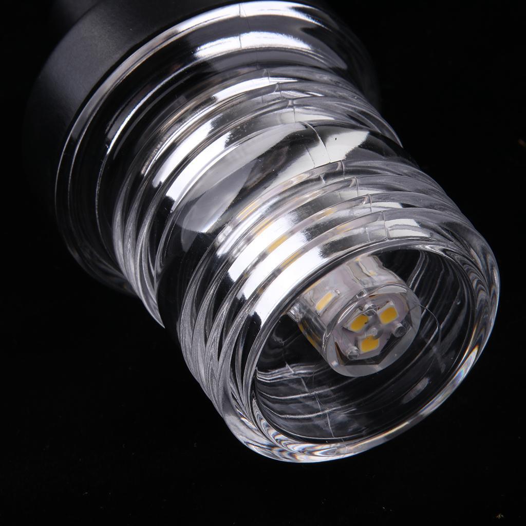White LED All Round Marine 12/24V Pole Light Fold Down Masthead Anchor light