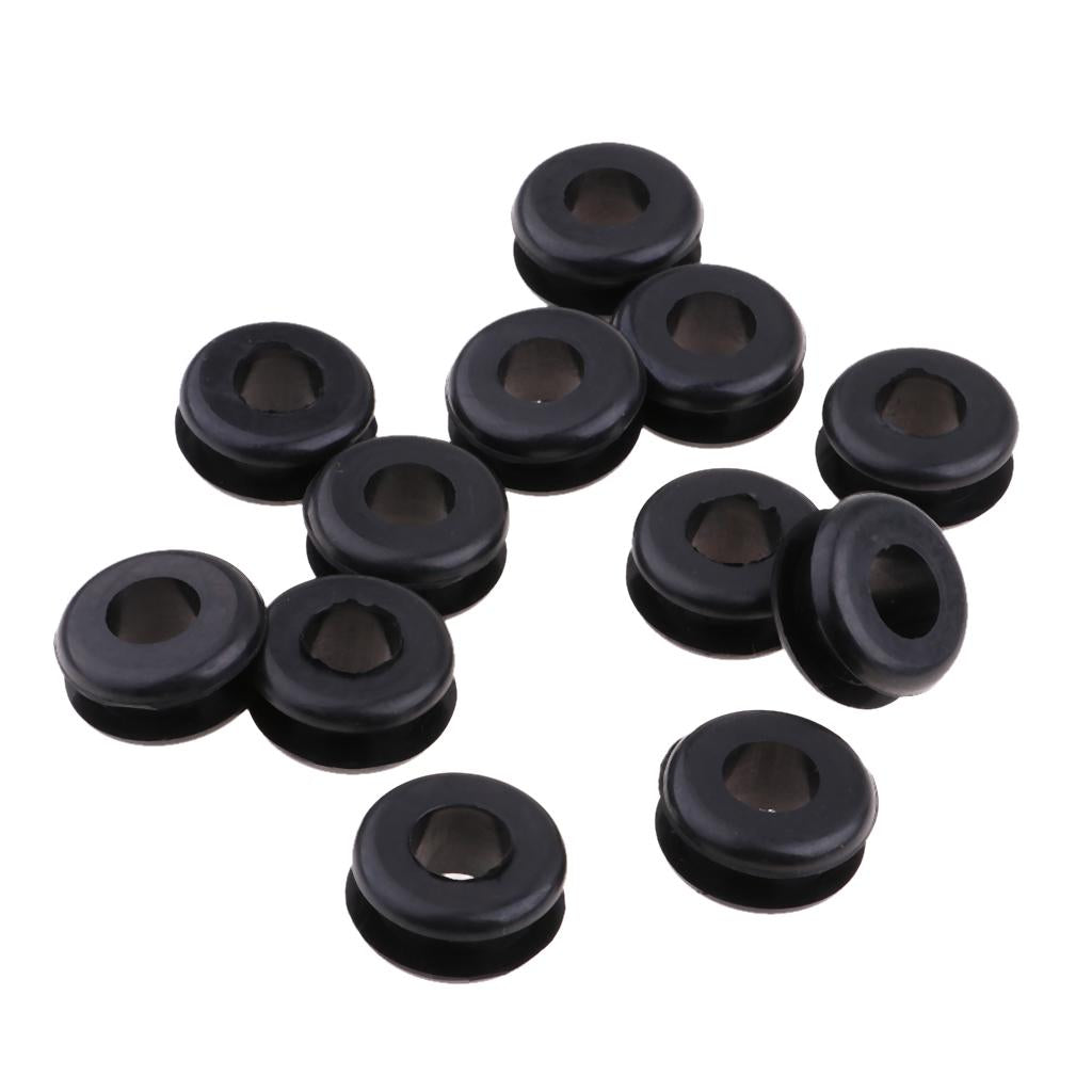 Flatside Rubber Gas Fuel Tank Mounts Pack for Harley Softail 1984-1999
