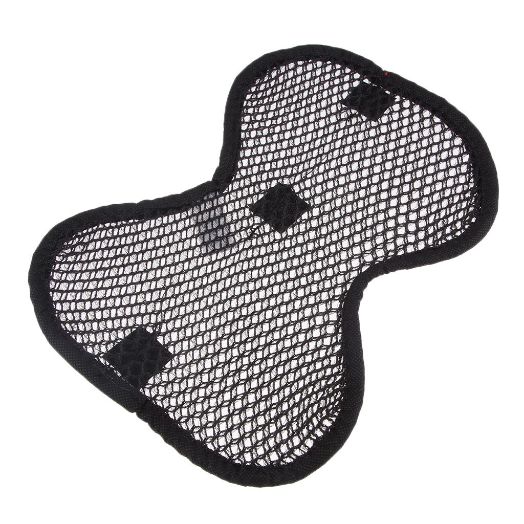 Motorcycle Helmet Padding Protection Net Cushion Breathable Lining Black