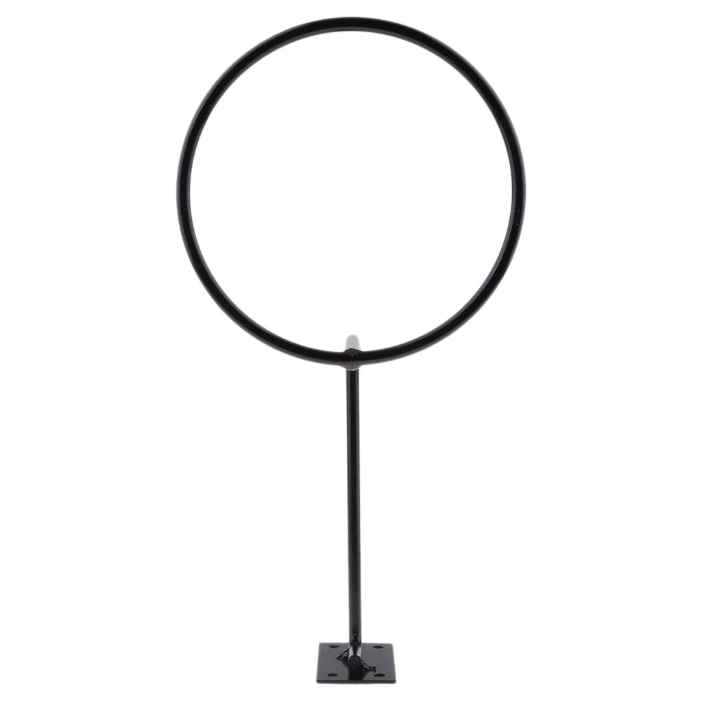 Motorcycle Wall Mounted Wall Hooks Hat Rack Helmet Storage Holder Black