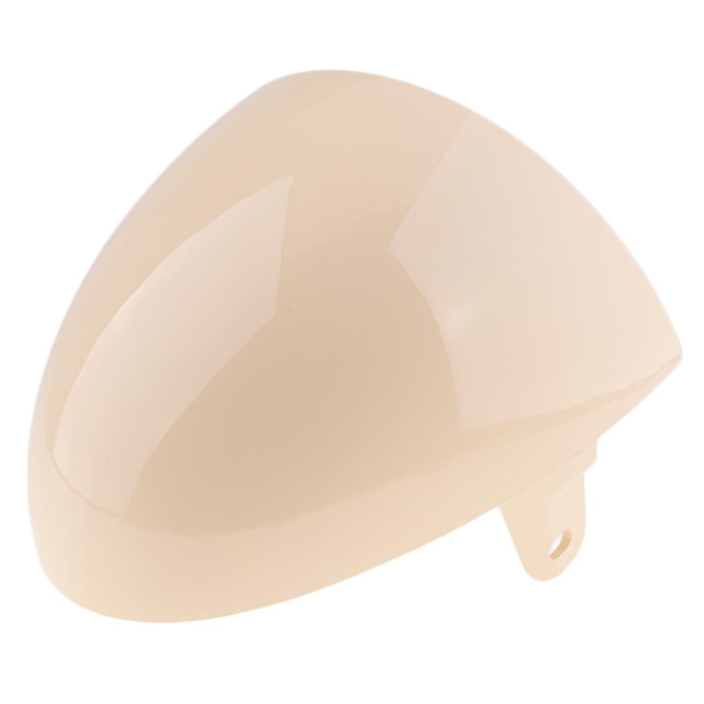 Universal Motorcycle ABS Rear Seat Cowl Cover for Cafe Racer Beige
