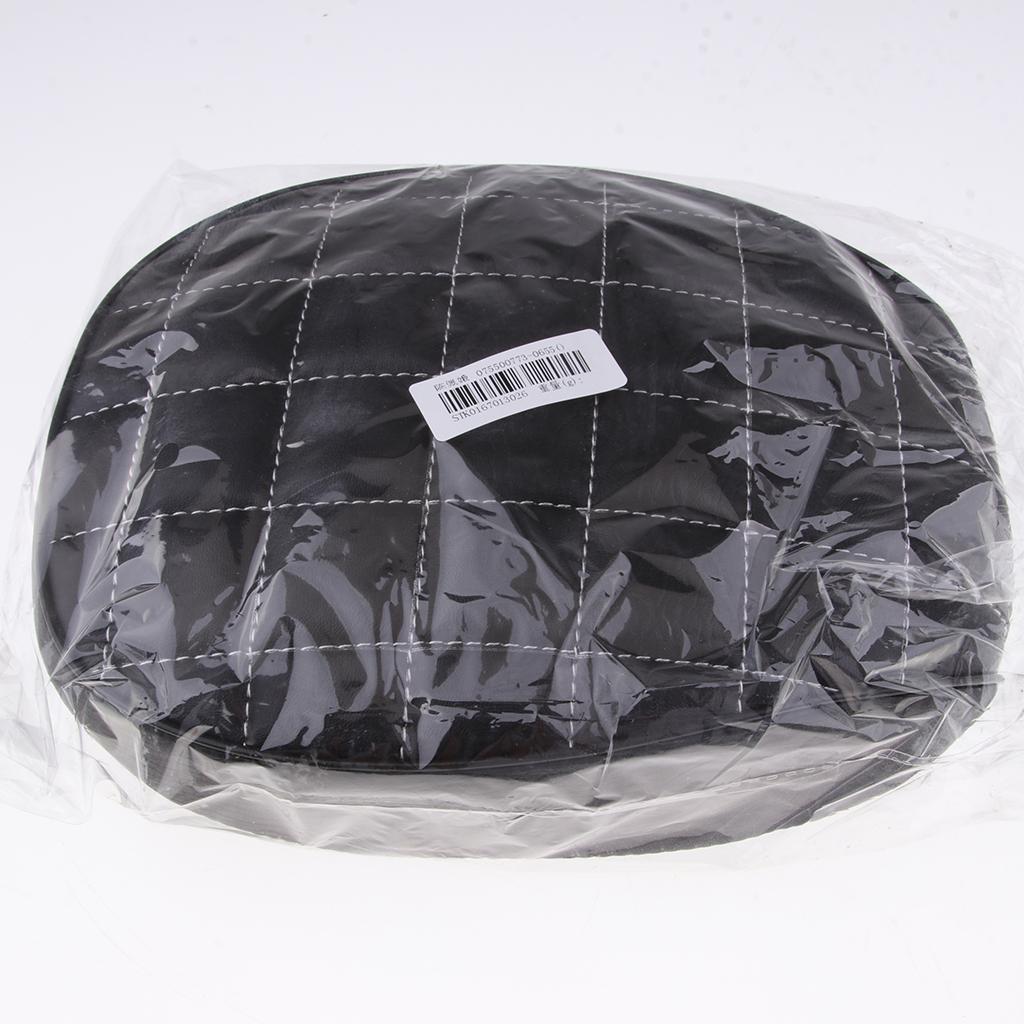 White Stitching Rear Passenger Pillion Pad Seat For Harley XL1200 883 72 48