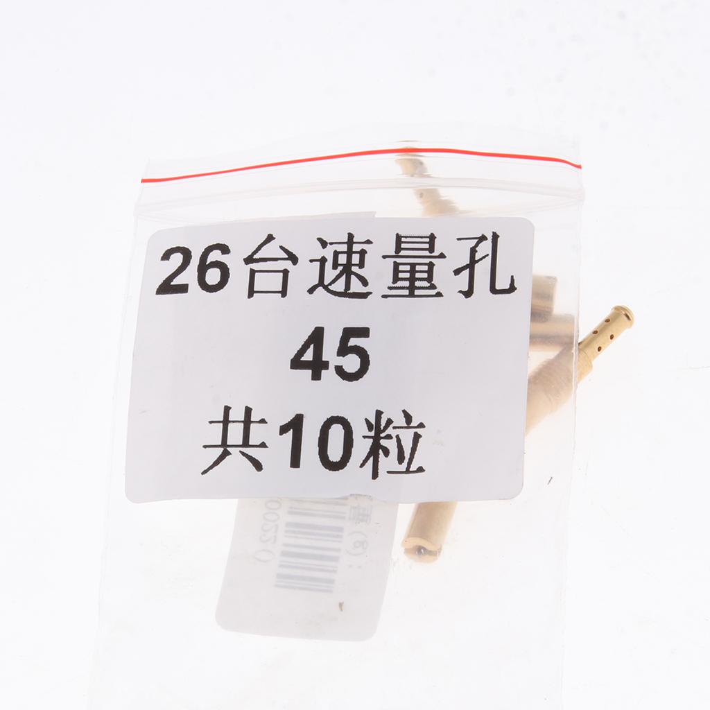 10pcs 45 Slow/Pilot Jet Vice Injector Nozzle for OKO KOSO PWK CVK Type PE