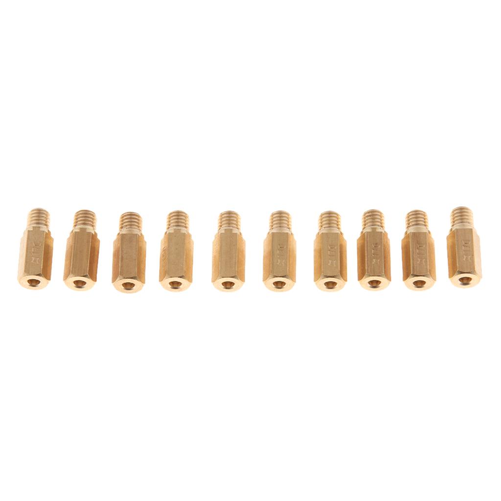 10Pcs Carburetor Main Jet 170 for OKO CVK KOSO PWK Fuel Carburetor