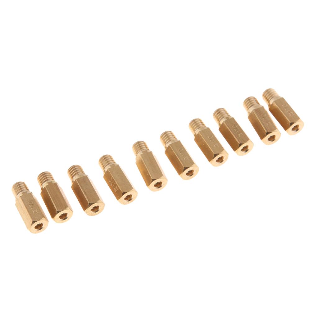10Pcs Carburetor Main Jet 170 for OKO CVK KOSO PWK Fuel Carburetor