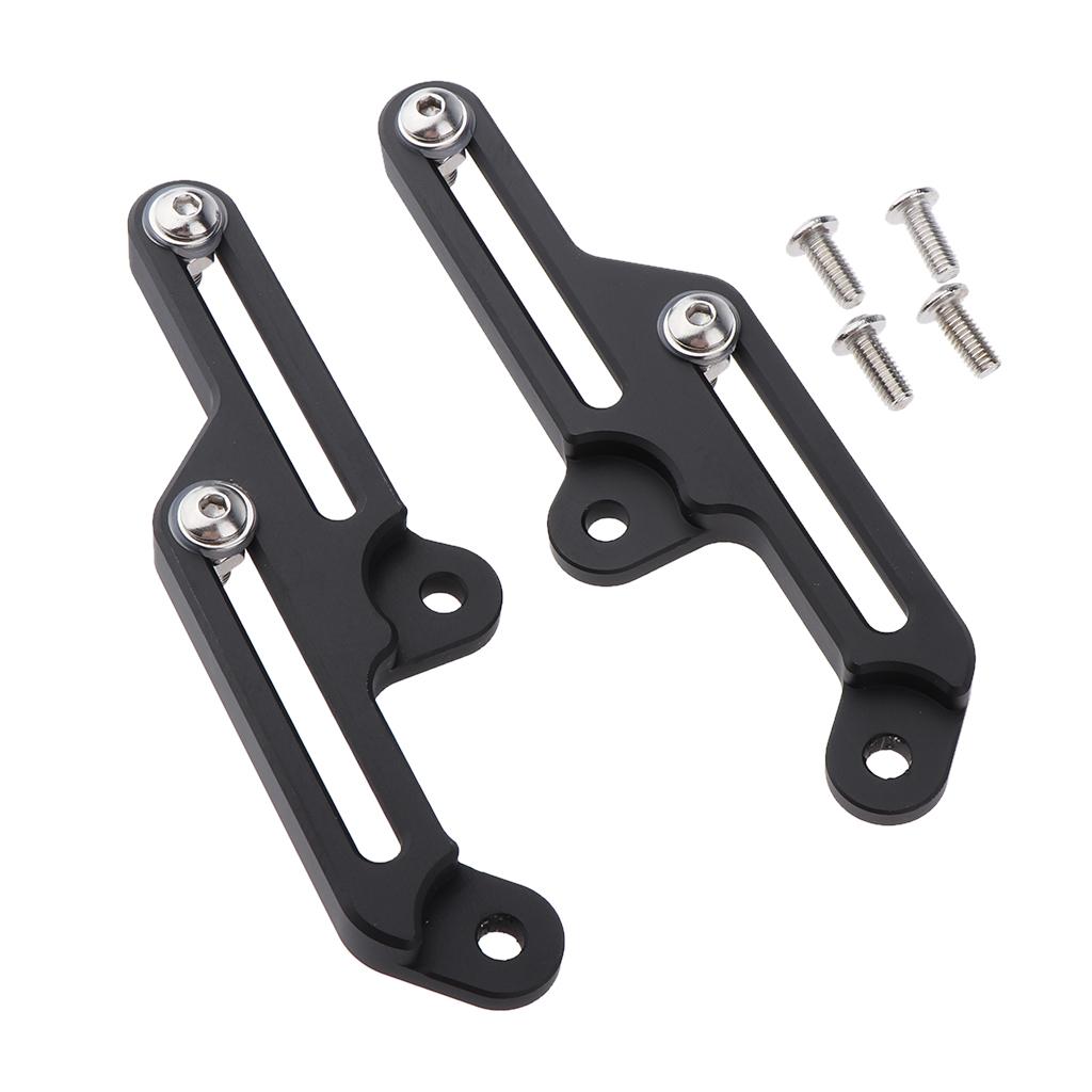 Black Motorcycle Windscreen Adjusters for Honda NC700X NC750X 2012-2015