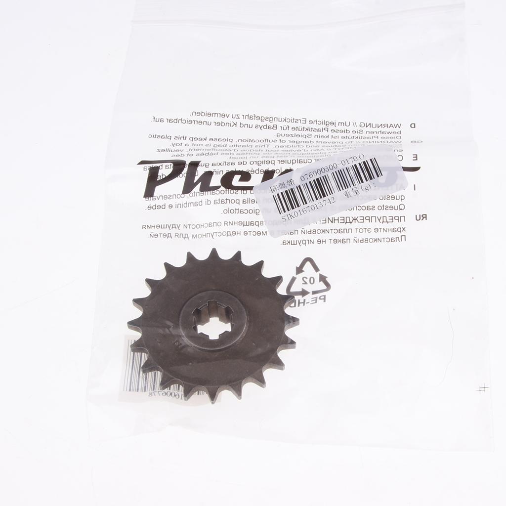 3x20T Front Sprocket Pinion for 49cc 2 Stroke Mini Dirt Pocket Bike