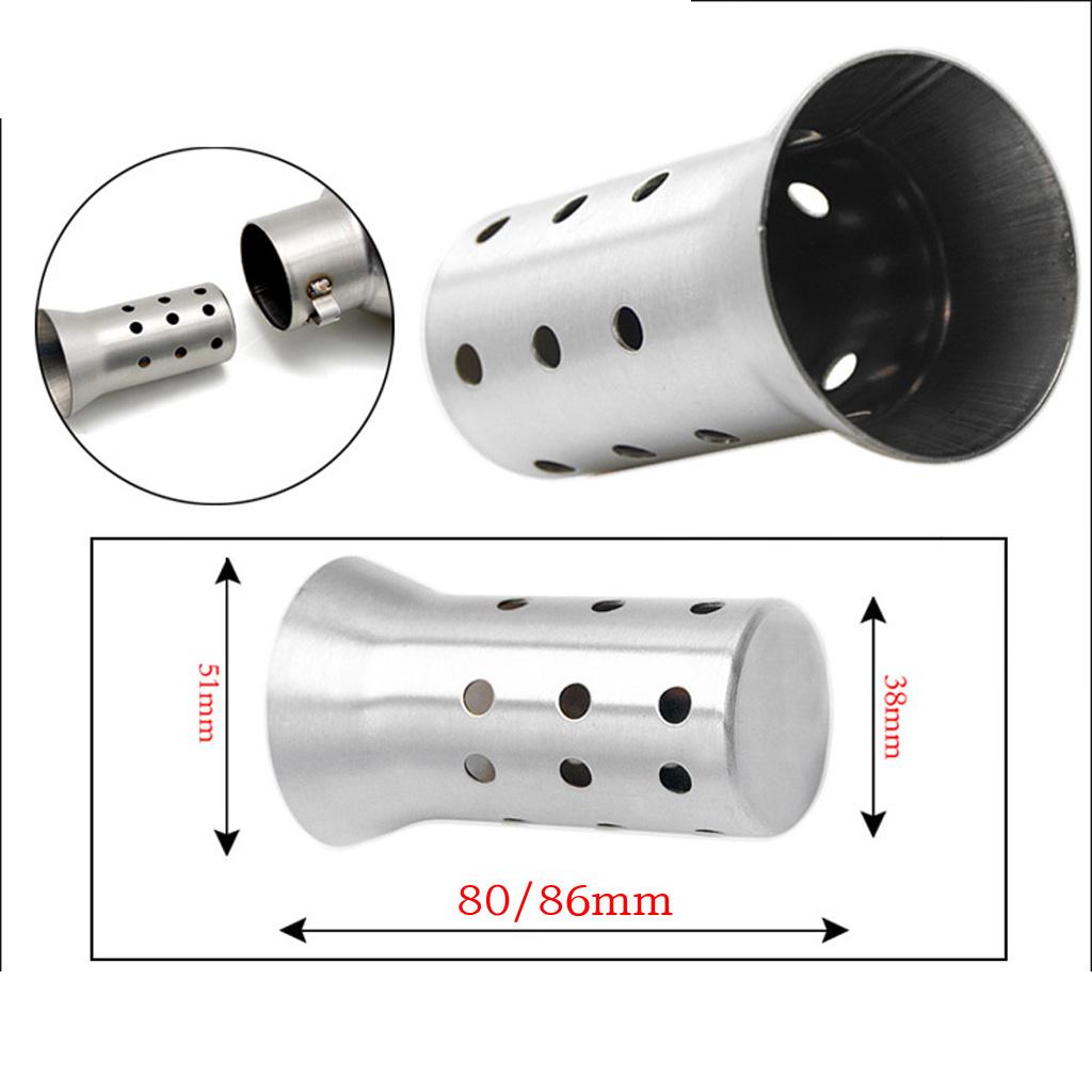 51mm Universal Motorcycle Exhaust Muffler Baffle Noise Reducer for Yamaha