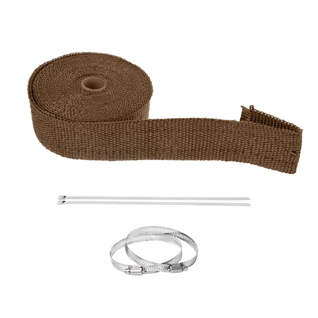 Car Motorcycle Exhaust Pipe Insulation Thermal Heat Wrap 100 x 50 x 2mm